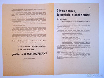 LETÁKY z r. 1945 - 9