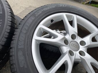 Originální alu kola Audi 5x112 r18, pneu 235/55 r18 - 9