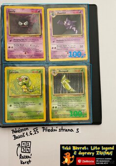 Kusové Pokémon VINTAGE karty (KARTY STARÉ PŘES 25LET)(2) - 9