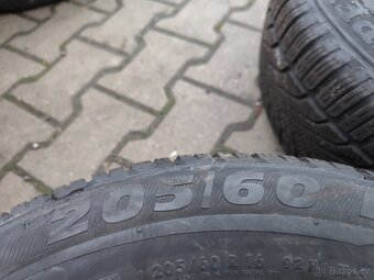 Zimní 205/60/16, disky 5 x 105 Opel - 9