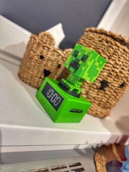 Krásný, dětský budík s nočním světlem MINECRAFT - 9