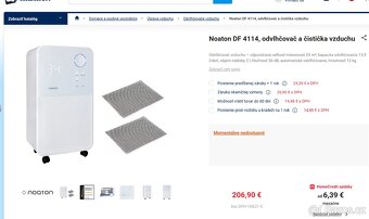 Noaton DF 4114 – 2v1 odvlhčovač a čistička vzduchu - 9