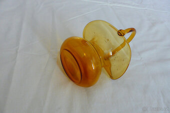 Košik + Popelnik Hutní Barvené Sklo - 9