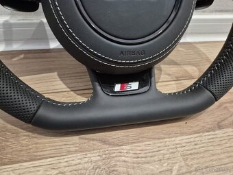VOLANT AUDI KOŽENÝ MULTIFUNKCNY s AIRBAGOM + PADLA - 9