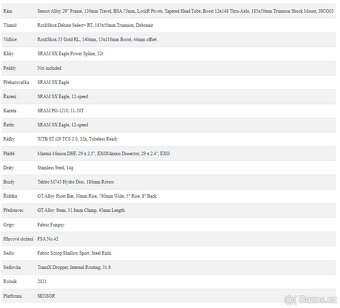 GT Sensor Comp 29” Trailové celoodpružené kolo - 9