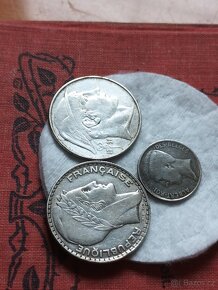 STŘÍBRNÝ 20+10 FRANC+ 50CENT - 9