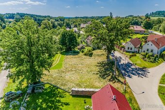 Stavební pozemek 1290 m2 s inž. sítěmi, Lodhéřov, JH - 9
