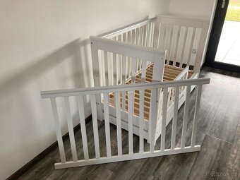 Klups dětská postýlka 120x60 cm se zábranou + matrace - 9