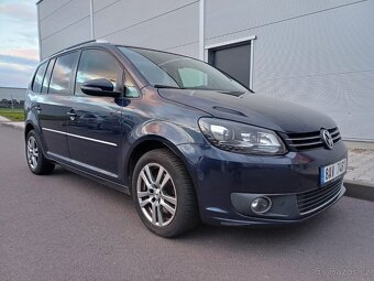 VW Touran HIGHLINE 2.0 TDI 130 kW DSG, 2015, Modrá Metalíza - 9