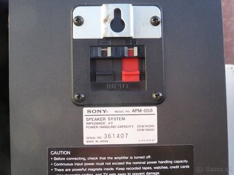 SONY FH-5, vzácný boombox, odnímatelné repro - 9