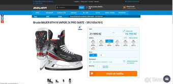 Profi brusle Bauer Vapor 2X PRO (velikost 12 EE) - JAKO NOVÉ - 9