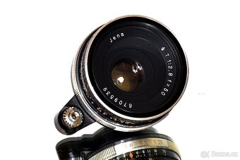 Exakta RTL1000 + CZJ 2,8/50mm + 4/200mm + brašna - 9