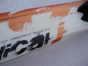 363. Detske lyže ROSSIGNOL - 120cm + boty SALOMON 37 eu SET - 9