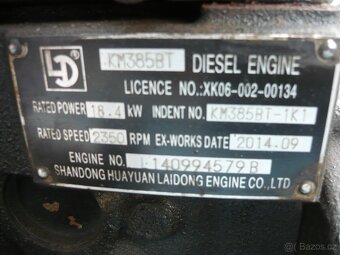 ČÍNSKÝ MOTOR LAIDONG - 3 válec - 9