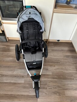 Kocarek Thule urban glide 2 + korbicka + prislusenstvi - 9