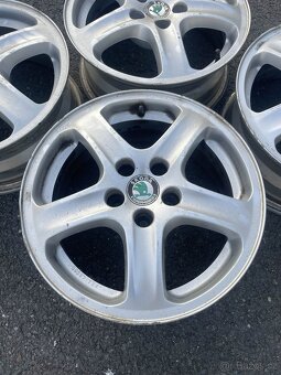 Lité disky origo škoda fabia 5x100 R15, 6Jx15 ET43 - 9