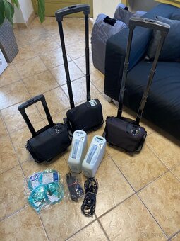 Přenosný kyslíkový přístroj - váha 3,2 kg - baterie 9 hodin - 9