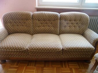 stylová sedací souprava 3+1+1+taburet - 9