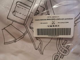 taktická vesta ačr pouštní vojenská samopal balistická - 9