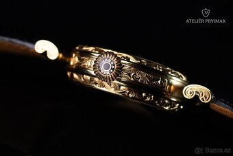 Jedinečné starožítné 8-denní hodinky HEBDOMAS 1910 - 9