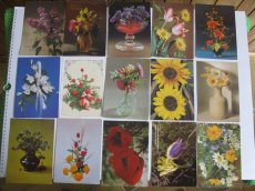 Pohledy-pohlednice různé,velikonoční,kytky,dětské - 9