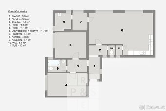 Prodej bytu 4+kk 106,8 m², Praha - Žižkov, ev.č. 00214 - 9
