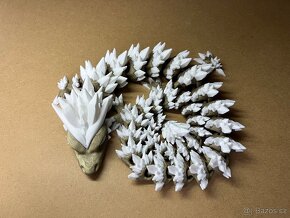 Flexibilný kryštálový drak 3D tisk - 9