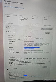 Herní počítač ( i3 10th, 8GB RX 580, 32GB DDr4, SSD 1.5TB) - 9