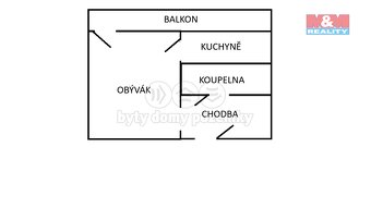 Prodej bytu 1+1, 26 m², Turnov, ul. 5. května - 9