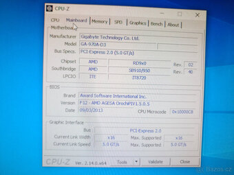 Gigabyte GA-970A-DS3 + komponenty + GPU - 9
