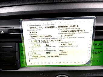Škoda fabia combi 1.4i 16V 63 kW rv 2009 - 9
