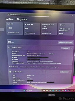 Herní počítač, ryzen 5, RX 580 8GB, SSD - 9