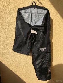 Nové kalhoty/kraťasy 2v1 ACCESS MOTOR 600D Grey Black M/30 - 9