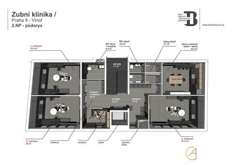 Pronájem ordinací 305 m2 - Praha - Vinoř, ev.č. 00440 - 9