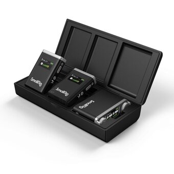 Bezdrát 2x vysílač 1x přijímač SmallRig Forevala, 2x klopak - 9