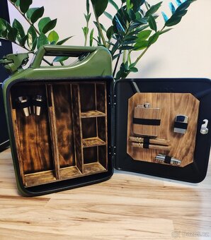Kanister bar, minibar, kovová bandaska - 9