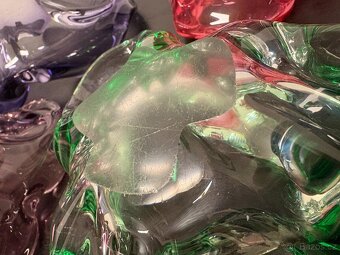 Hutní sklo - popelníky - 9