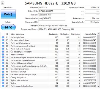SATA 3,5" disky, odzkoušené, uvedená cena je za vše - 9