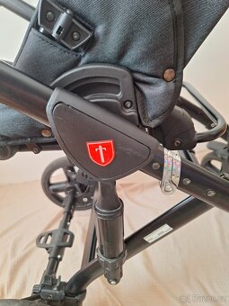 Kombinovaný kočárek Tudore Ranger šedý - 9