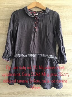 Dívčí šaty a sukně vel. 110 - 9