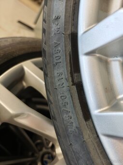 Originál alu kola r19 BMW X5, zimní pneu 255/50 R19 - 9