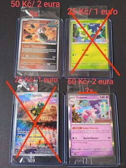 Pokémon karty 1 - 9