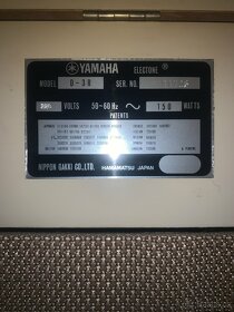 YAMAHA - Electone D-3R - 9