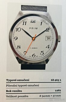 Československé mechanické vintage retro hodinky PRIM Breguet - 9