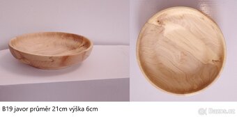 Dřevěné misky -krásný a praktický dárek - 9