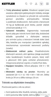 Eliptický trenažér KETTLER RIVO P

 - 9
