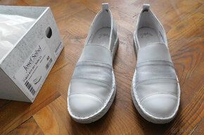 Bílo-stříbrné espadrilky JOSEF SEIBEL vel. 40 - 9