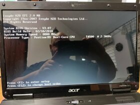15,6" 2-jádro Acer Aspire 5732ZG - běží ale zaheslovaný - 9