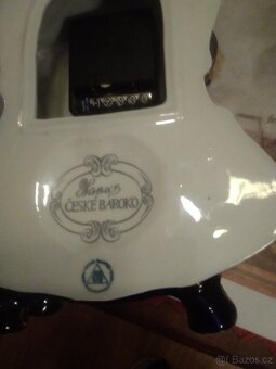 Krásné značkové hodiny z porcelánu - 9