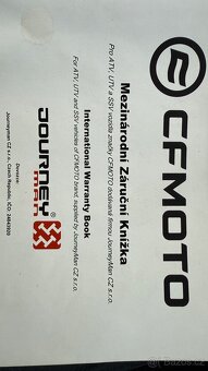 Cfmoto gladiator 520s Čtyřkolka má najeto 850 kilometrů - 9